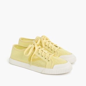 Jcrew / Tretorn yellow mesh sneakers 😍